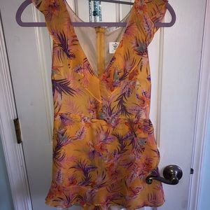 patterned romper